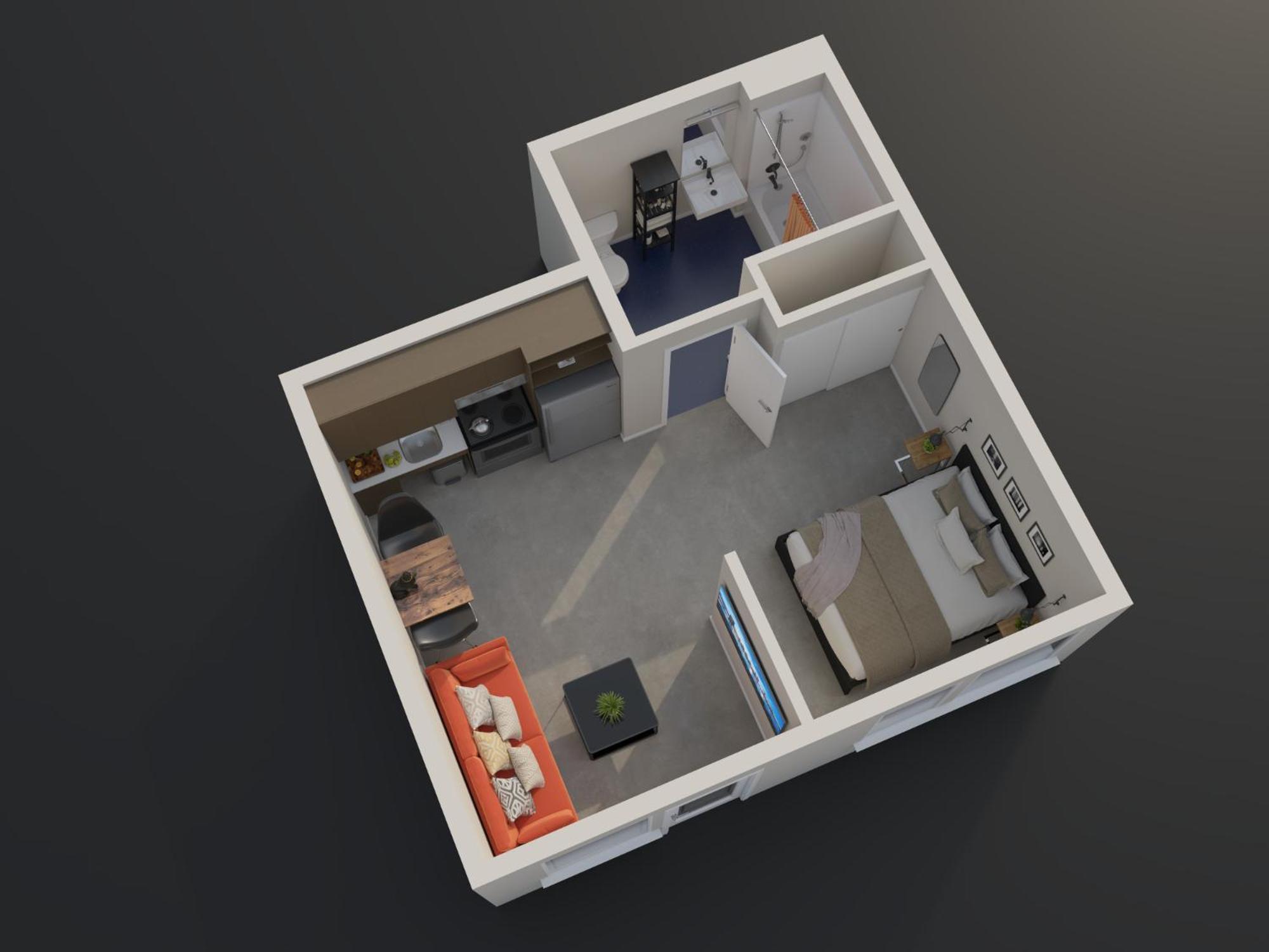 Sunny Studio Apartment - Food Carts, Coffee & Bars Portland Dış mekan fotoğraf